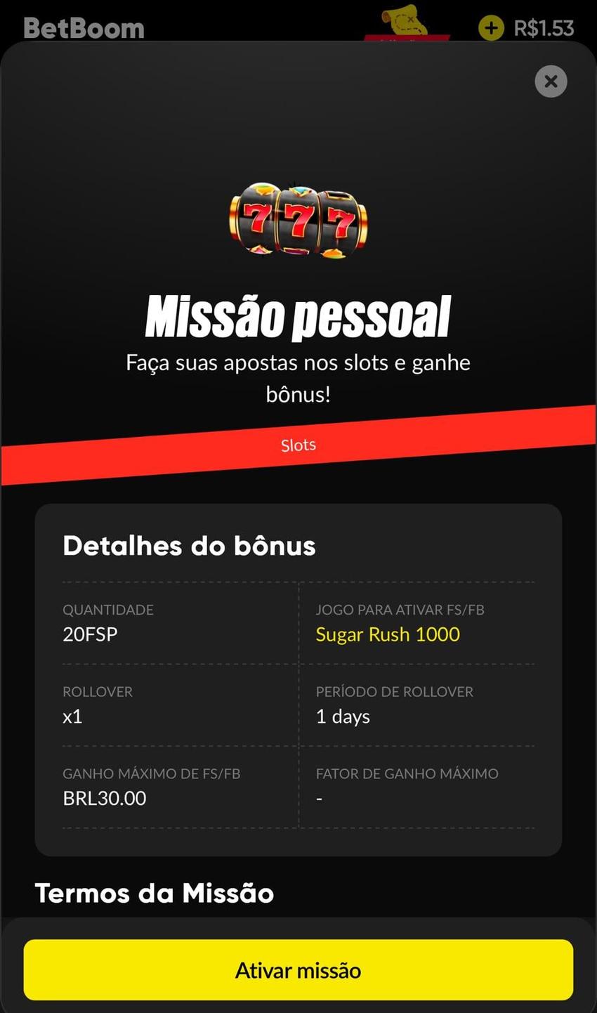 Captura da tela de missões pessoais em jogos de cassino na BetBoom.