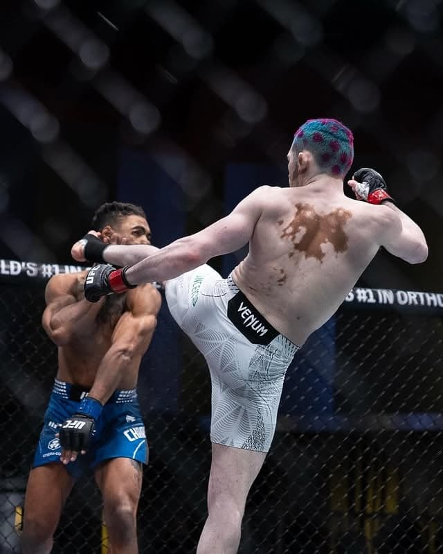 Melk nocauteou no primeiro round (FOTO: Reprodução Instagram UFC)