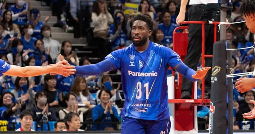 Miguel López, ponteiro do Osaka Bluteon (Foto: Reprodução/ Instagram)