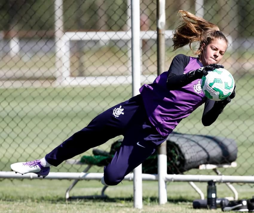 Ana Morganti, goleira do Corinthians. (Foto: reprodução/redes sociais)