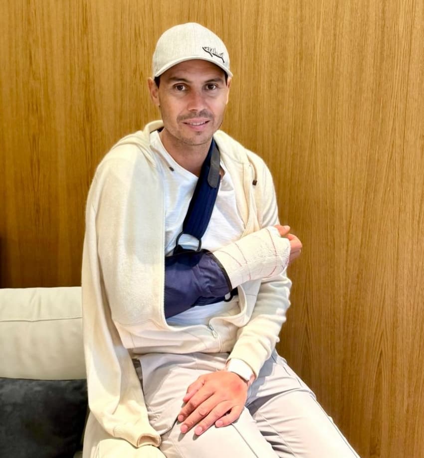 Rafael Nadal passa por cirurgia na mão (Foto: Reprodução Instagram)