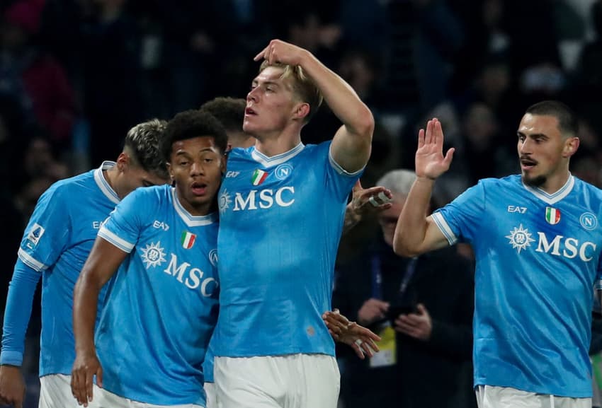 Pelo Campeonato Italiano, o Napoli venceu a Juventus por 2 a 1 (Foto: CARLO HERMANN / AFP)