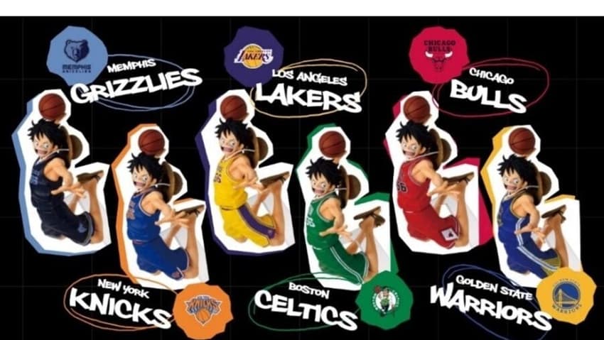 NBA terá produtos em parceria com anime; confira (Foto: divulgação / Bandai)