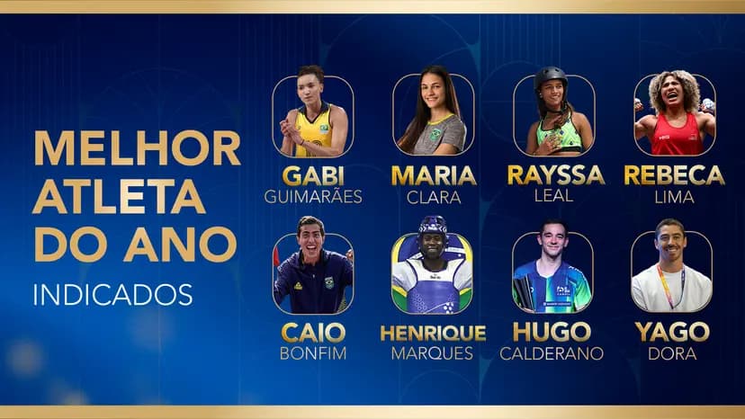 Candidatos ao prêmio de Melhor Atleta do Ano