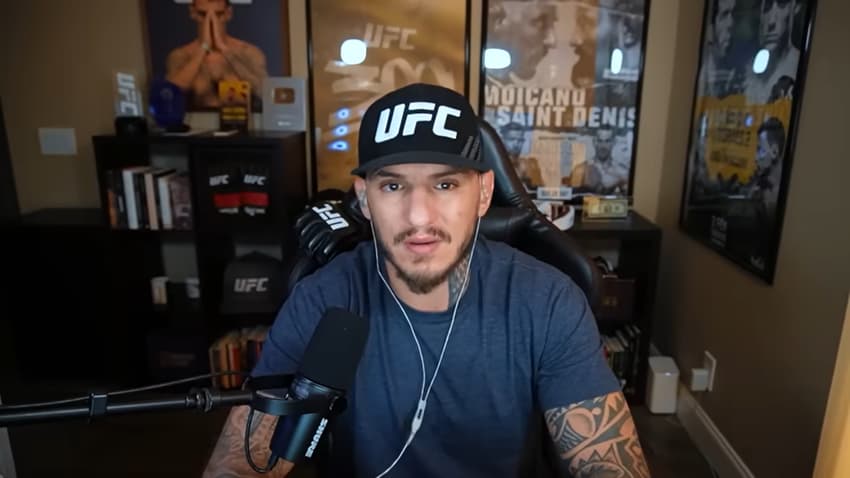 Renato Moicano em vídeo de seu canal no YouTube (Foto: Reprodução)