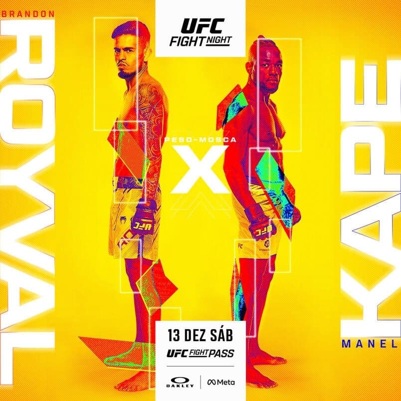 Royval e Kape fazem a última luta principal do UFC em 2025 (Foto: Divulgação/UFC)