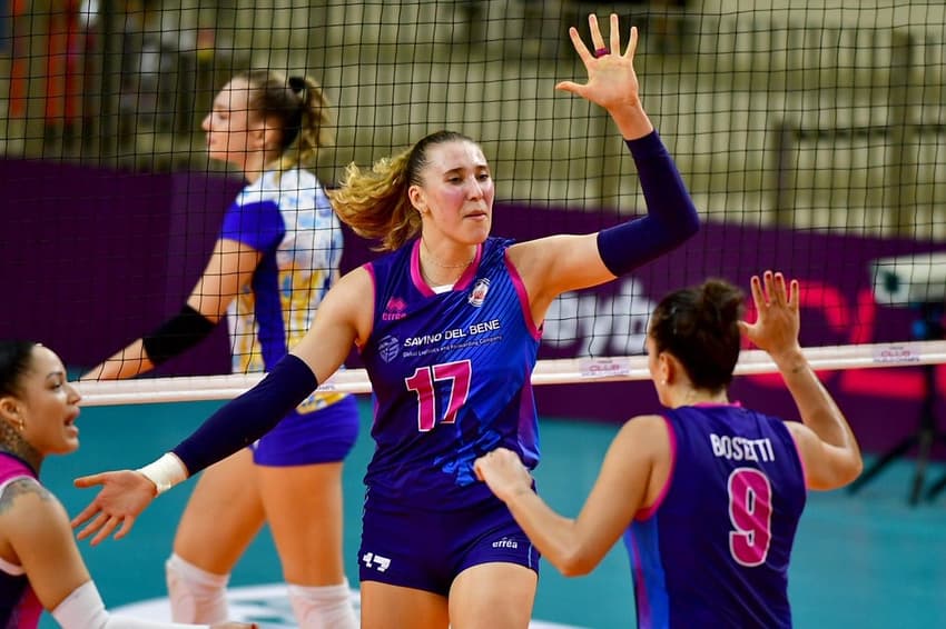 Scandicci venceu o Zhetysu, do Cazaquistão, na estreia