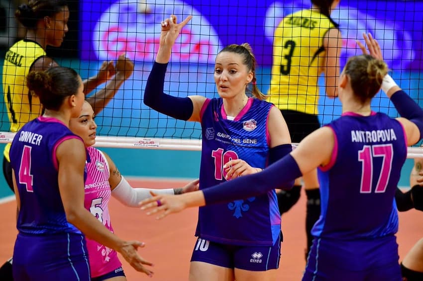 Scandicci chegou à final sem perder nenhum set