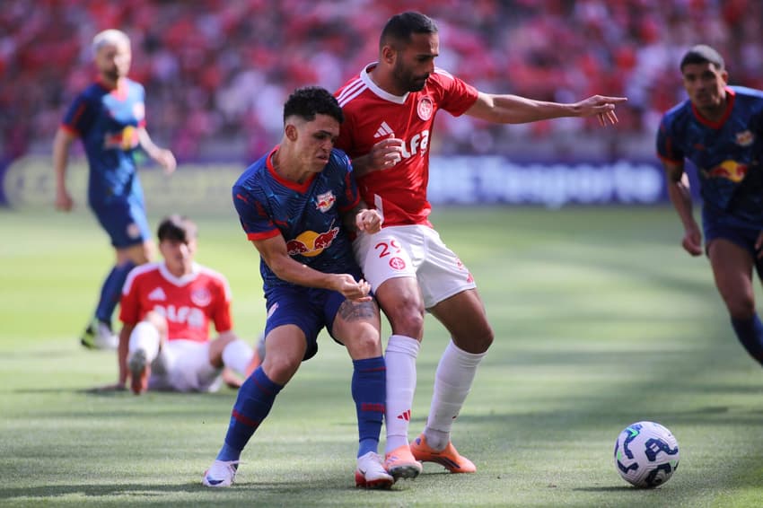 Internacional x Bragantino, pela última rodada do Brasileirão 2025 (Foto: Willian Abi/Pera Photo Press/Gazeta Press)
