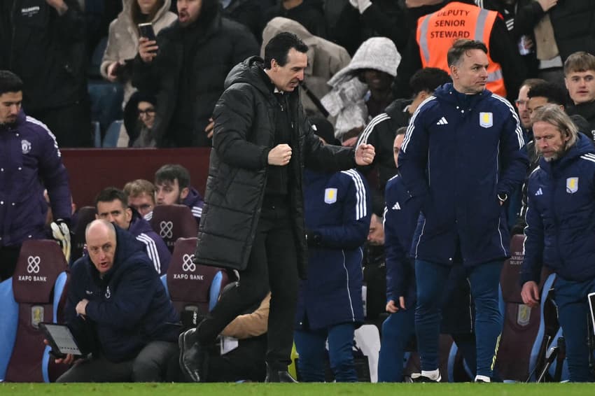 Unai Emery é treinador do Aston Villa (Foto: Ben STANSALL / AFP) Premier League