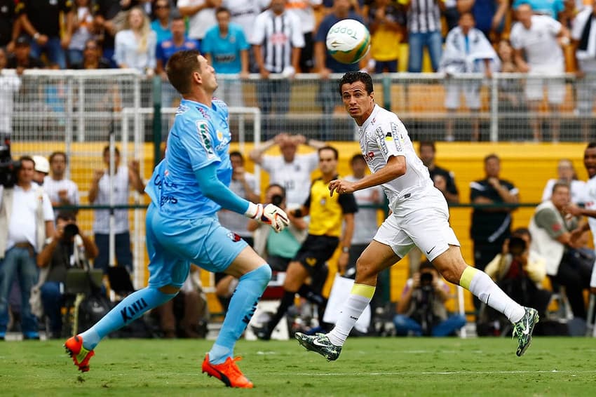 Vagner, destaque do Ituano, na final contra o Santos (Foto: Ricardo Saibun/Santos FC)