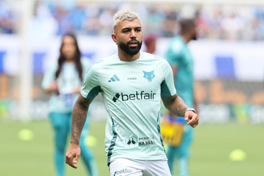 Gabriel Barbosa retorna ao Santos para terceira passagem no clube. (Foto:  Gilson Lobo/Agif/Gazeta Press)
