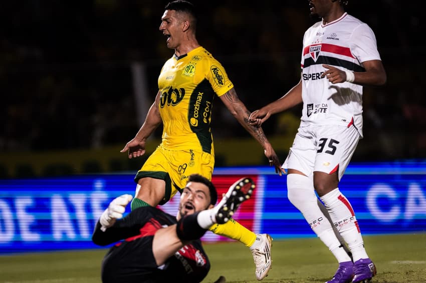 São Paulo estreou no Paulistão de 2026 com derrota para o Mirassol (Foto: Douglas Ribeiro/AgÃªncia F8/Gazeta Press)