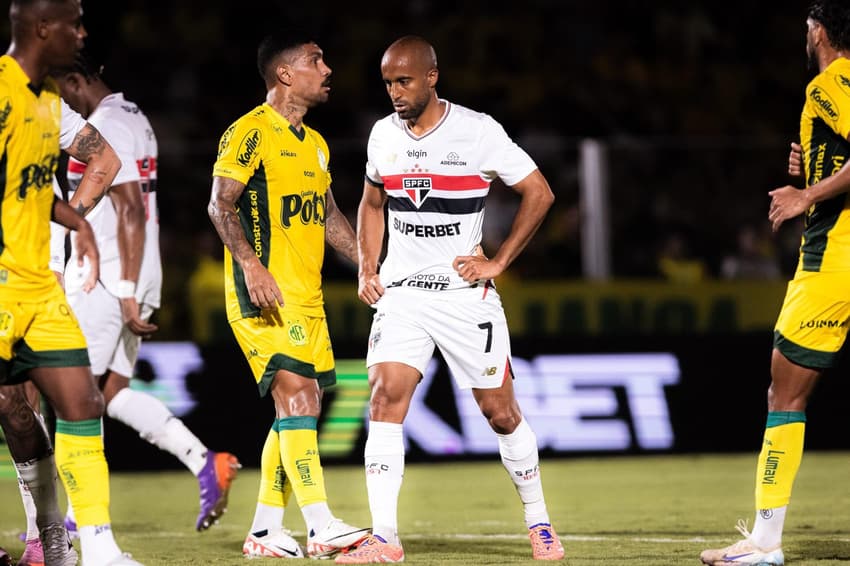 O São Paulo estreou no Paulistão com derrota para o Mirassol (Foto: Douglas Ribeiro/Agência F8/Gazeta Press) <br><br>