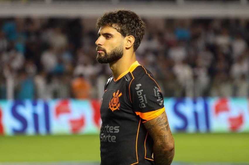 Yuri Alberto marcou novamente contra o Santos (Foto: Theo Daolio/Ekobanpress/Gazeta Press)