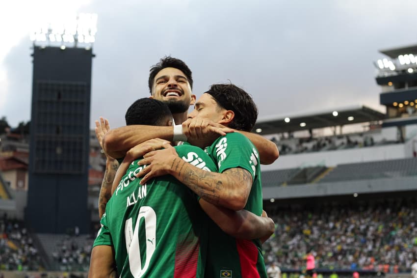 O Palmeiras de Abel Ferreira venceu o São Paulo por 3 a 1, na Arena Barueri, pelo Campeonato Paulista (Foto: Vinicius Nunes/Agência F8/Gazeta Press)