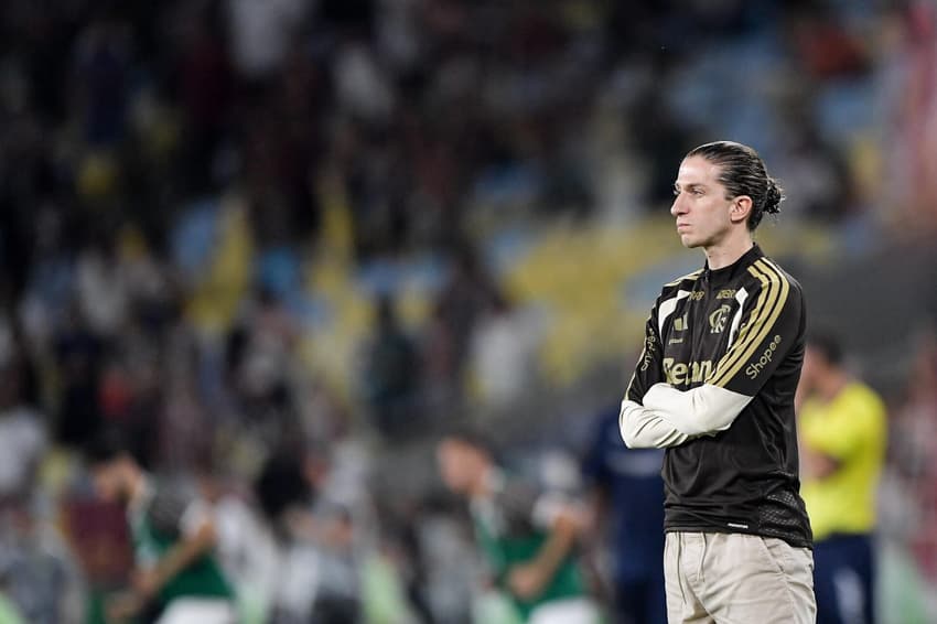 Filipe Luís é o técnico do Flamengo (Foto: Thiago Ribeiro/AGIF/GazetaPress)