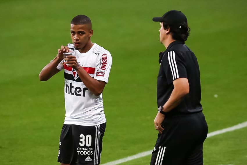 Brenner e Fernando Diniz quando trabalharam juntos no São Paulo