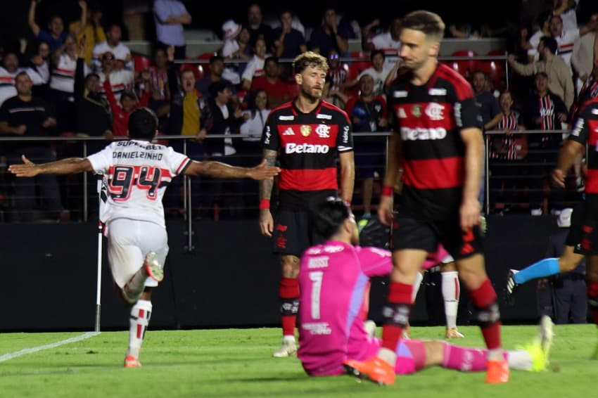 São Paulo vence o Flamengo de virada no Morumbis (Foto: Luis Moura/WPP)