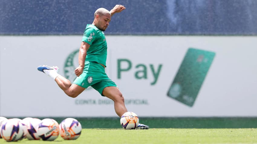 Vitor Roque, atacante do Palmeiras (Foto: Cesar Greco/Palmeiras/by Canon)