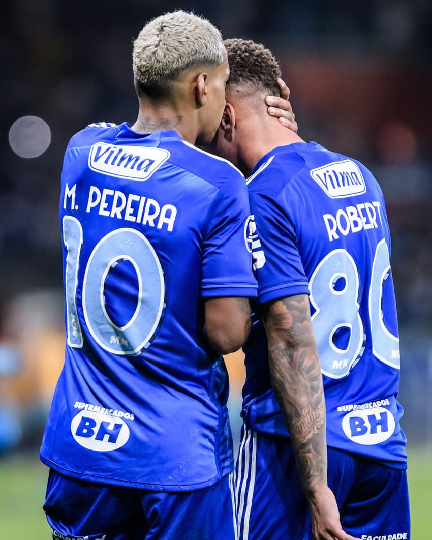 Robert e Matheus Pereira (Foto: Gustavo Aleixo/Cruzeiro)