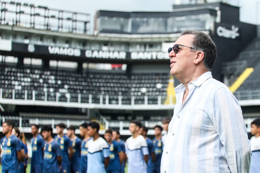 Marcelo Teixeira, presidente do Santos (Foto: Foto: Reinaldo Campos/ Santos FC)