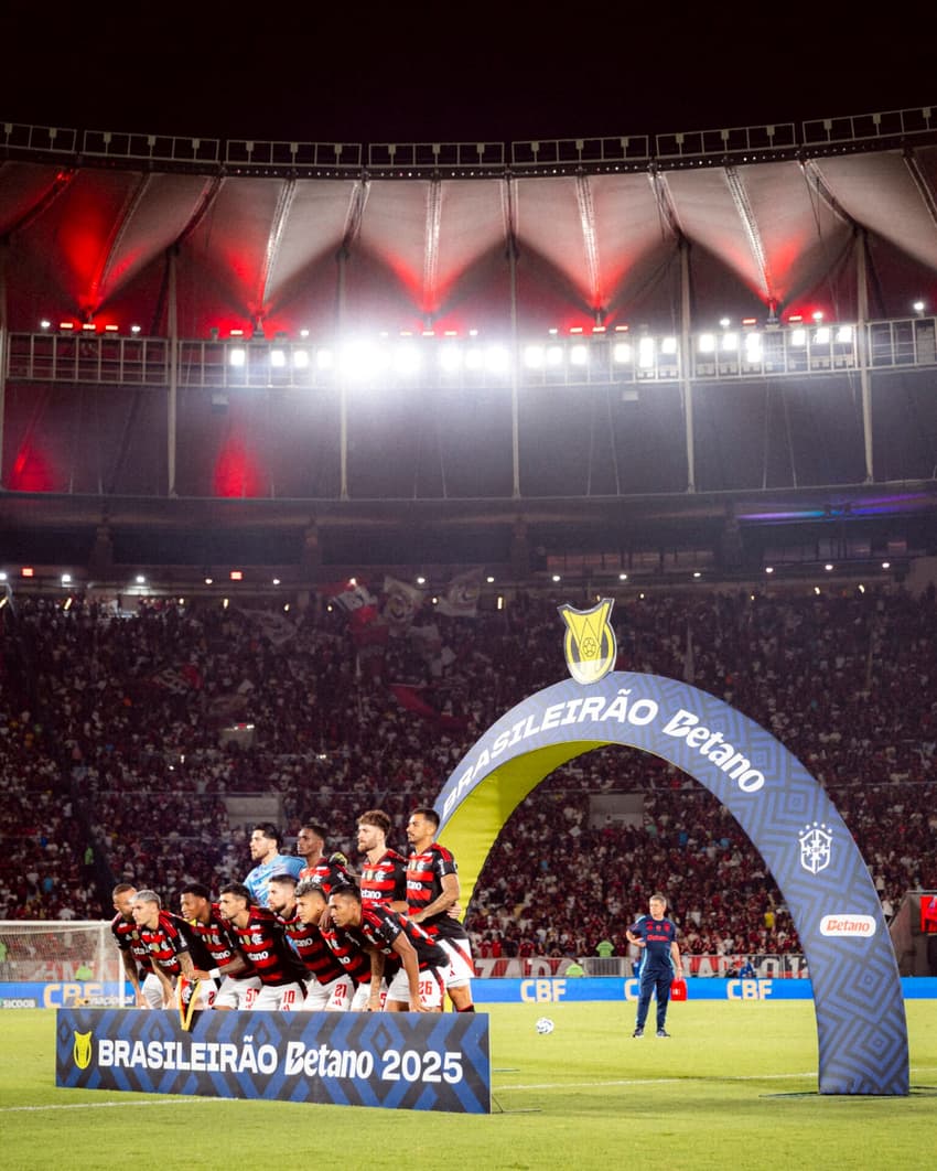 Time do Flamengo no Brasileirão (Foto: Divulgação/Flamengo)
