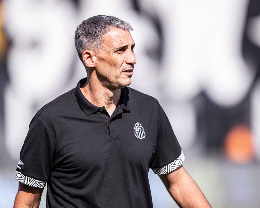Juan Pablo Vojvoda, técnico do Santos (Foto: Raul Baretta/ Santos FC)