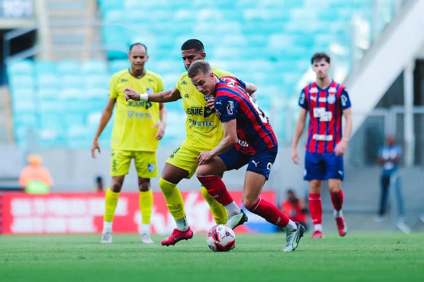 Jota foi um dos destaques do Bahia contra o Jequié (Foto: Letícia Martins / EC Bahia)