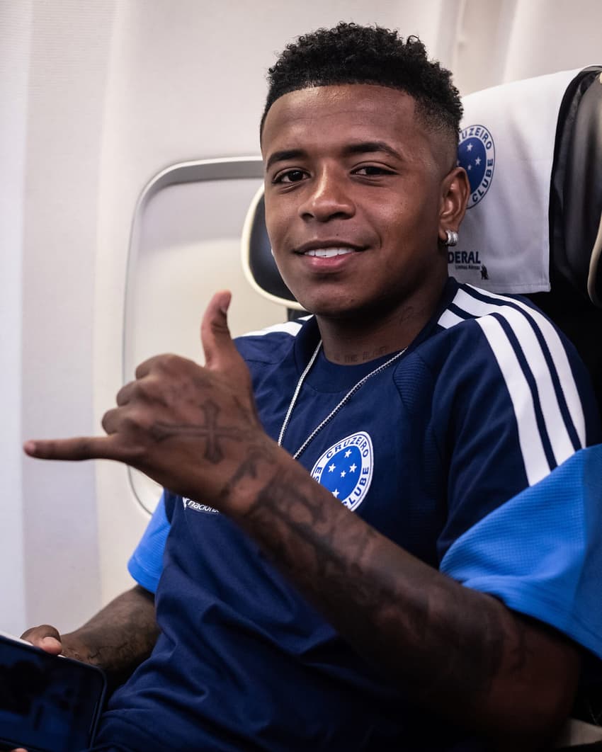 Keny Arroyo, atacante do Cruzeiro (Foto: Gustavo Aleixo/Cruzeiro)