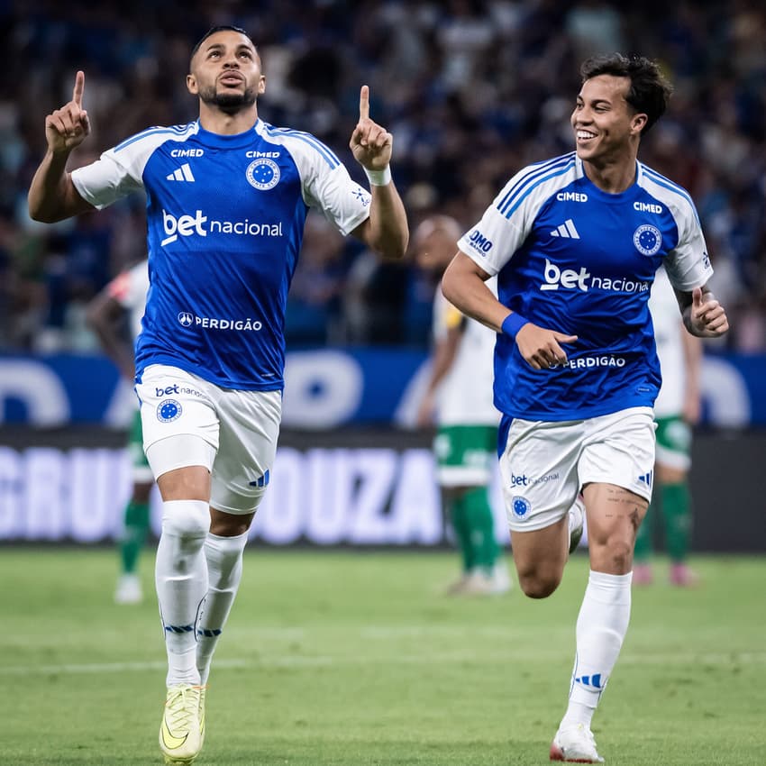 Wanderson marcou seu primeiro gol pelo Cruzeiro (Foto: Gustavo Aleixo/Cruzeiro)