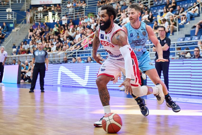 David Jackson foi um dos cestinhas da partida entre Sesi Franca e Brasília Basquete no Super 8 (Foto: Divulgação)