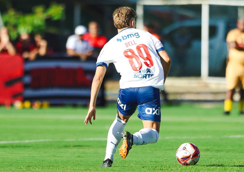 Dell em ação contra o Vitória pelo Campeonato Baiano (Foto: Letícia Martins / EC Bahia)