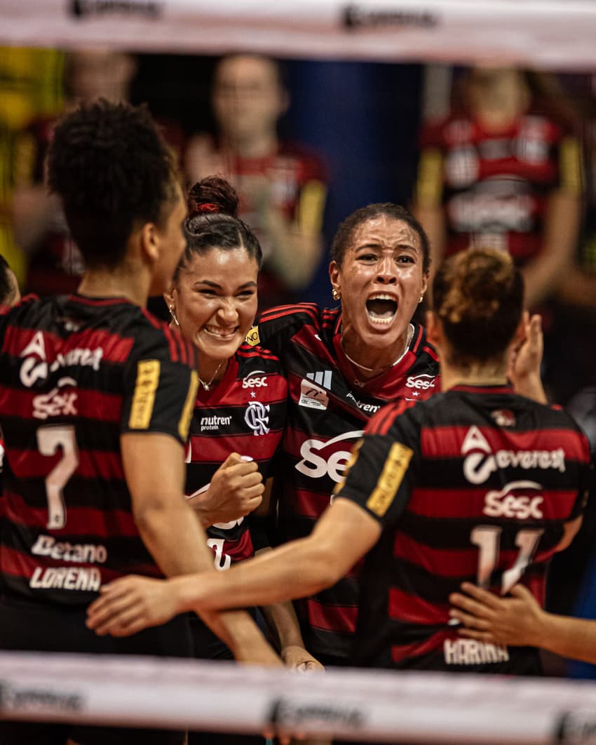 Flamengo vence Osasco no returno da Superliga Feminina 25/26 (Foto: Paula Reis/ Flamengo)