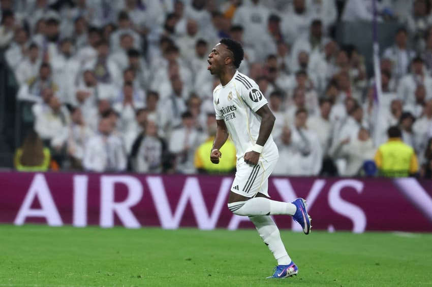 Vini Jr em ação pelo Real Madrid (Foto: Thomas Coex/AFP)