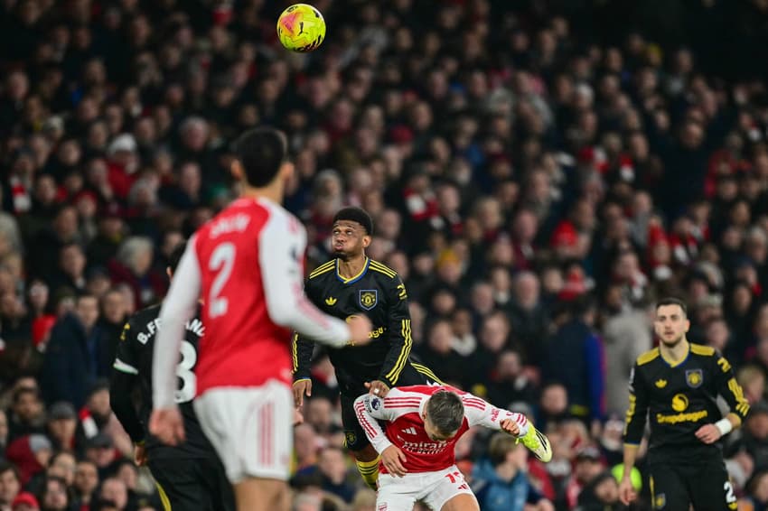 Arsenal x Manchester United (Foto: Ben STANSALL / AFP)