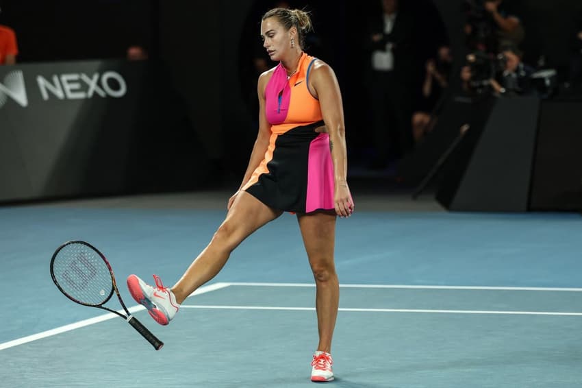 Sabalenka na final do Australian Open 2026 (Foto: Izhar Khan/ AFP)