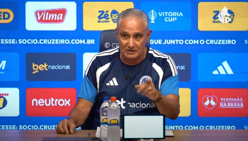 Cruzeiro apresenta Tite (Foto: reprodução / TV Cruzeiro)