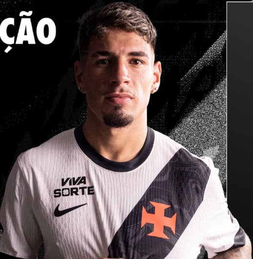 Saldivia estreou entre os titulares pelo Vasco. (Foto: Reprodução/X/Vasco)