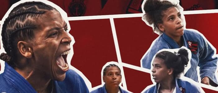 Flamengo se despede de Rafaela Silva através das redes sociais. (Foto: Divulgação/TimeFlamengo/Instagram)