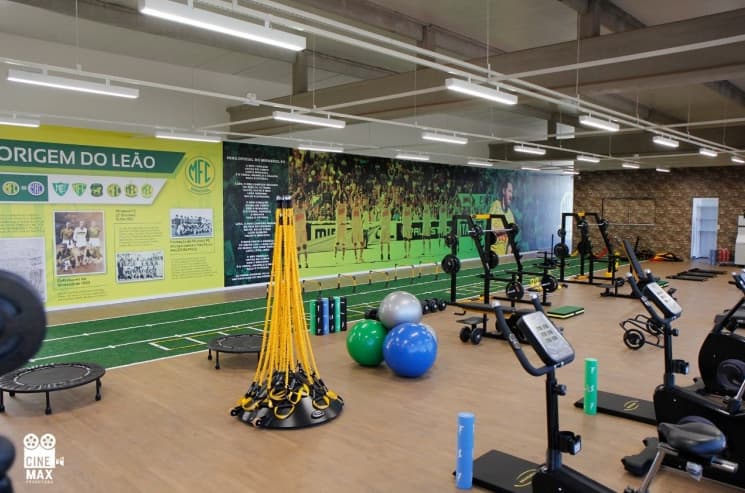 Acadêmia no CT do Mirassol (Foto: Divulgação)