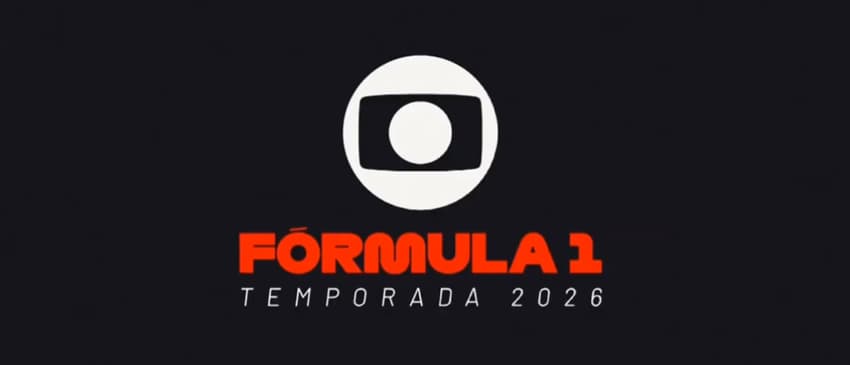 A primeira chamada da Fórmula 1 na Globo (Foto: Reprodução/TV Globo)