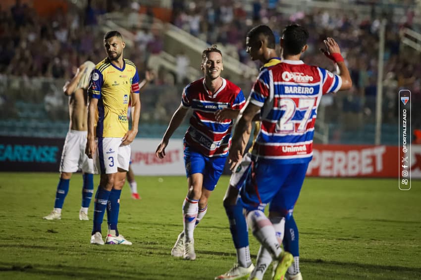 Partida entre Fortaleza e Quixadá, pelo Campeonato Cearense (Foto: Leonardo Moreira/Fortaleza EC)