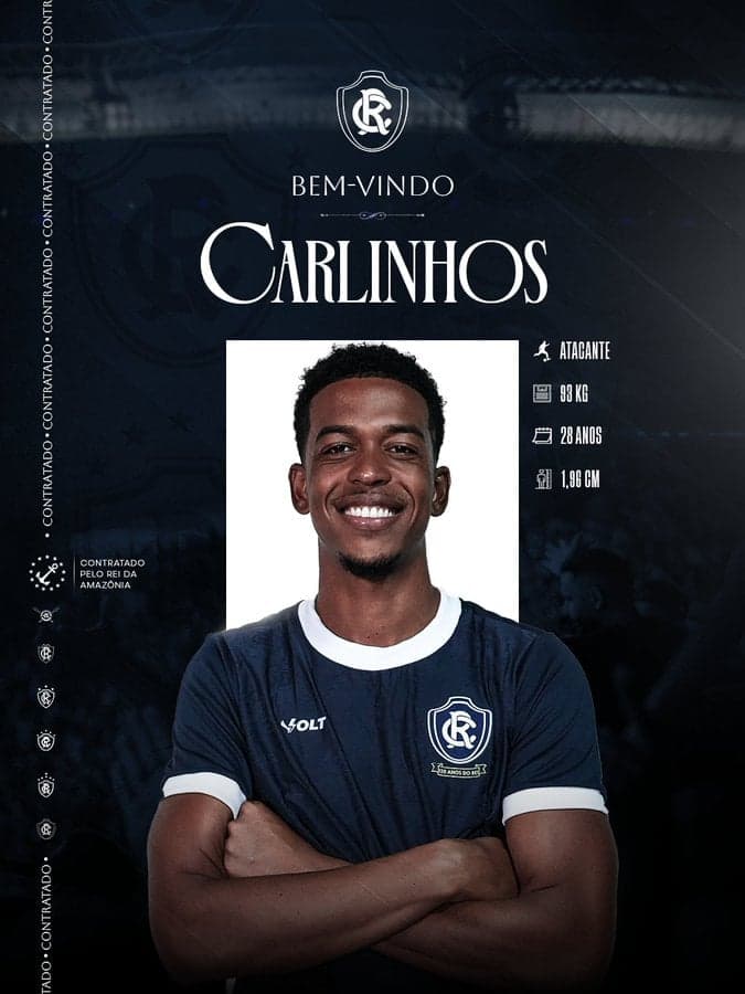 Carlinhos foi emprestado pelo Flamengo ao Remo (Foto: Divulgação/Remo)