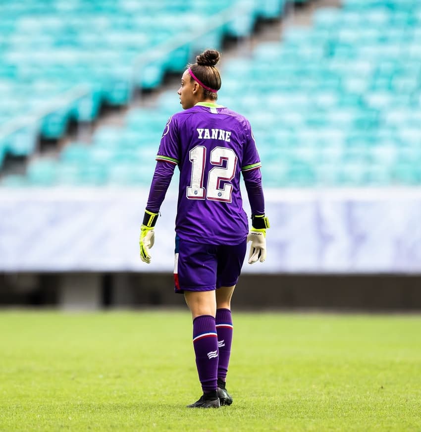 Yanne atua pelo time feminino do Bahia. (Foto: Letícia Martins/EC Bahia)