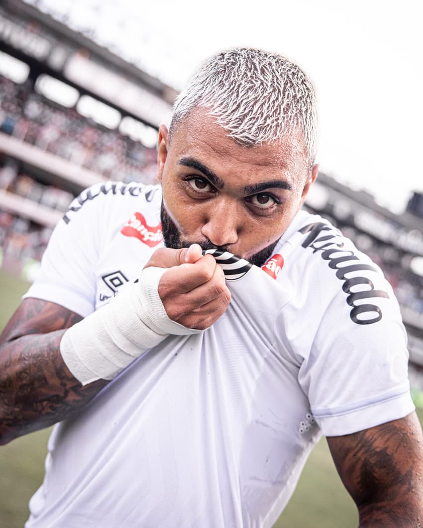 Sem Neymar, Gabigol reencontra Flamengo pelo Santos neste domingo de Páscoa (Foto: Raúl Baretta/Santos)