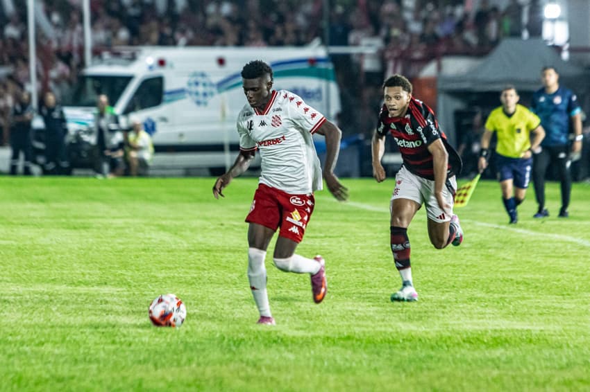 Garrinsha, haitiano que jogou pelo Bangu no Campeonato Carioca (Foto: João Gama/Bangu)