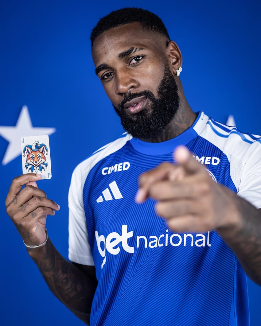 Gerson, novo reforço do Cruzeiro. Foto: Gustavo Aleixo/Cruzeiro
