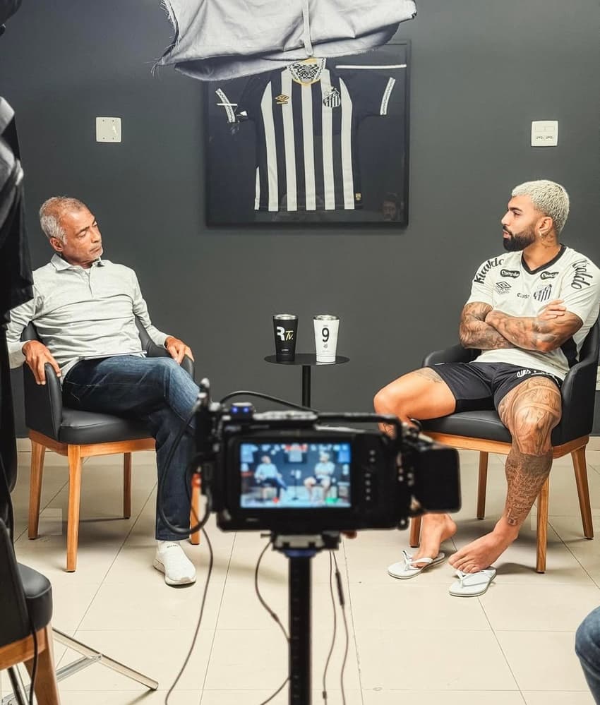 Romário e Gabigol (Foto:  Arquivo pessoal / Romário)