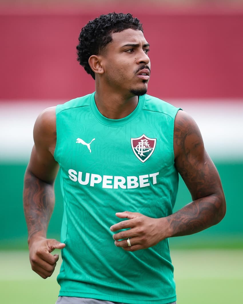 John Kennedy em treino na pré-temporada do Fluminense (Foto: Marcelo Gonçalves/FFC)